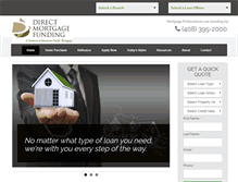Tablet Screenshot of directfundinginc.com